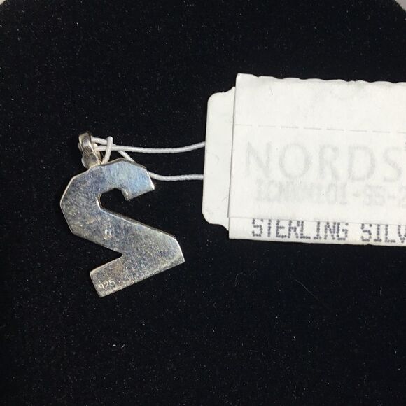 Sterling Silver/Gold Raised Edge Number Charm (E2) - Picture 3 of 3